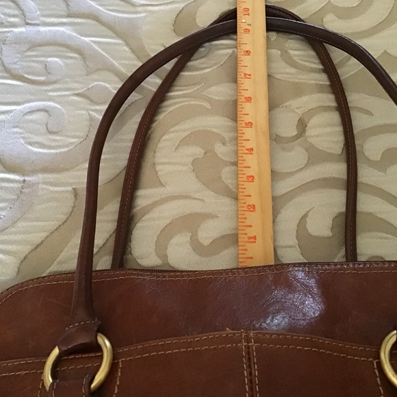 GIANI BERNINI all leather purse, in a very rich brown - Picture 11 of 11